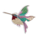 Sequined Bird Patch Applique for Sewing Embroidery Crafts Left