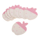 50pcs/pack Pink Apple Shape Hair Clip Card Paper Jewelry Display Cards