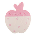 50pcs/pack Pink Apple Shape Hair Clip Card Paper Jewelry Display Cards