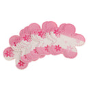 50pcs/pack Pink Plum Flower Shape Paper Hair Clip/Jewllery Display Cards