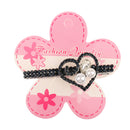 50pcs/pack Pink Plum Flower Shape Paper Hair Clip/Jewllery Display Cards