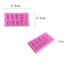 Silicone Mould Number Letter Shape Fondant Decorating Baking Chocolate DIY Sugarcraft Kid Toys Gifts