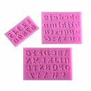 Silicone Mould Number Letter Shape Fondant Decorating Baking Chocolate DIY Sugarcraft Kid Toys Gifts