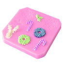 Silicone Mould Christmas Set Fondant Decorating Baking Chocolate DIY Sugarcraft Kid Toys Gifts