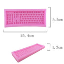 Keyboard Novelty 3D DIY Silicone Chocolate Fondant Mould Mold Cake Decorating Tools