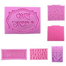 Silicone Fondant Cake Decorating Mould Chocolate Mold DIY Sugarcraft Tools Xmas Embellishments