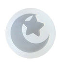 Silicone Mold With Hanging Hole Jewelry Pendant Charm DIY Crafts Making Moulds Moon Star Shape