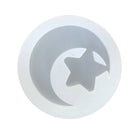 Silicone Mold With Hanging Hole Jewelry Pendant Charm DIY Crafts Making Moulds Moon Star Shape