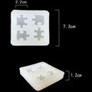 Silicone Molds Jewelry Decorating Pendant Charm DIY Making Mould Crafts Puzzle Shape