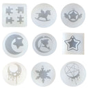 Silicone Molds Jewelry Decorating Pendant Charm DIY Making Mould Crafts Puzzle Shape
