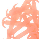 14pcs/set Glow In Dark Silicone No Tie Shoelaces for Sneaker Boots Shoes Orange