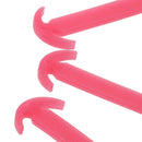 14pcs/set Glow In Dark Silicone No Tie Shoelaces for Sneaker Boots Shoes Fuchsia