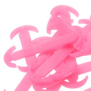 14pcs/set Glow In Dark Silicone No Tie Shoelaces for Sneaker Boots Shoes Pink