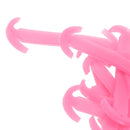 14pcs/set Glow In Dark Silicone No Tie Shoelaces for Sneaker Boots Shoes Pink