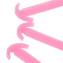 14pcs/set Glow In Dark Silicone No Tie Shoelaces for Sneaker Boots Shoes Pink