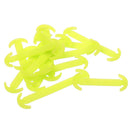 14pcs/set Glow In Dark Silicone No Tie Shoelaces for Sneaker Boots Shoes