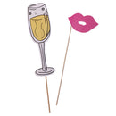 20 Sets Creativity Bachelor Hen Night Party Photo Props Mask Cos Costume
