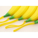 Yellow Banana Silicone Coin Purse or Pencil Case Zipped Fruit Bag