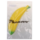 Yellow Banana Silicone Coin Purse or Pencil Case Zipped Fruit Bag