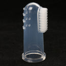 Baby Clear Bendable Teether Training Finger Toothbrush Infant Teething Toy