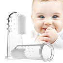 Baby Clear Bendable Teether Training Finger Toothbrush Infant Teething Toy