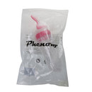Infant Baby Silicone Feeding With Spoon Feeder Food Rice Cereal Bottle Pink