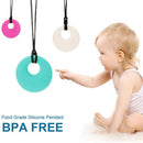 Baby Toddlers Silicone Teething Chewing Nursing Supplies Breastfeeding Pendant Necklace Jewelry Red