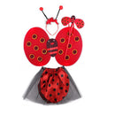 3Pc Ladybird Honey Girls Kids Fairy Halloween Fancy Dress Up Party Costume