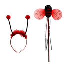 3Pc Ladybird Honey Girls Kids Fairy Halloween Fancy Dress Up Party Costume