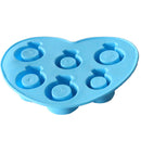 Diamond Ring Freeze Ice Cube Tray Mould DIY Silicone Cake Mold Tool for Party