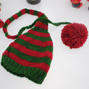 Newborn Baby Infant Toddler Hand-knit Sweaters Long Tail Photography Pro Hats Outfits