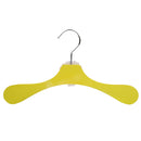 Kids Children Apparel Wardrobe Safe Hanging Coat Clothes Shirt Skirt Hanging Wooden Hanger Yellow