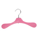 Kids Children Apparel Wardrobe Safe Hanging Coat Clothes Shirt Skirt Hanging Wooden Hanger Pink