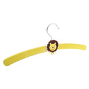 Kids Baby Clothes Garments Trousers Shirt Skirt Safe Holder Hanging Accessory Wooden Hanger Yellow