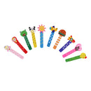 10pcs Lovely Cartoon Wooden Bookmark Paper Clips for Kids Perfect Gift