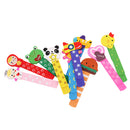 10pcs Lovely Cartoon Wooden Bookmark Paper Clips for Kids Perfect Gift