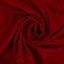 Women Girls Ladies V Neck Long Sleeves Fitted Top Clothing Accessory M Red