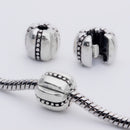 Pack of 5 Pumpkin Position Spacer Beads Stopper Beads for Bracelet Necklace 3mm