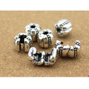 Pack of 5 Pumpkin Position Spacer Beads Stopper Beads for Bracelet Necklace 3mm