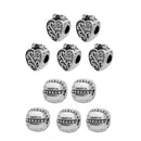 Pack of 5 Pumpkin Position Spacer Beads Stopper Beads for Bracelet Necklace 3mm