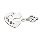 Girl Favour DIY Accessories BEST FRIEND Heart-shaped and Key