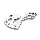 Girl Favour DIY Accessories BEST FRIEND Heart-shaped and Key