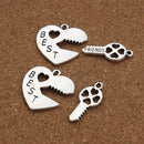 Girl Favour DIY Accessories BEST FRIEND Heart-shaped and Key