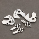 Girl Favour DIY Accessories BEST FRIEND Heart-shaped and Key