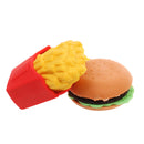 4pcs/Pack Creative Kid's Cartoon Colorful Fruit Food Rubber Pencil Eraser