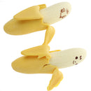 4pcs/Pack Creative Kid's Cartoon Colorful Banana Fruit Rubber Pencil Eraser