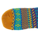 Women Girls Lightweight Comfortable Vintage Ethnic Cotton Boot Socks Warm Winter Stockings 1 Pair
