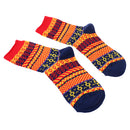 Women Girls Fashionable Lightweight Comfortable Vintage Ethnic Cotton Boot Socks Warm Winter Stockings 1 Pair