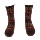 Women Girls Fashionable Lightweight Comfortable Vintage Ethnic Cotton Boot Socks Warm Winter Stockings 1 Pair