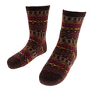 Women Girls Fashionable Lightweight Comfortable Vintage Ethnic Cotton Boot Socks Warm Winter Stockings 1 Pair
